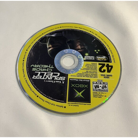 ORIGINAL XBOX MAGAZINE DEMO DISC #42 SPLINTER CELL: CHAOS THEORY (119) - Picture 3 of 6